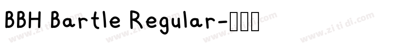 BBH Bartle Regular字体转换